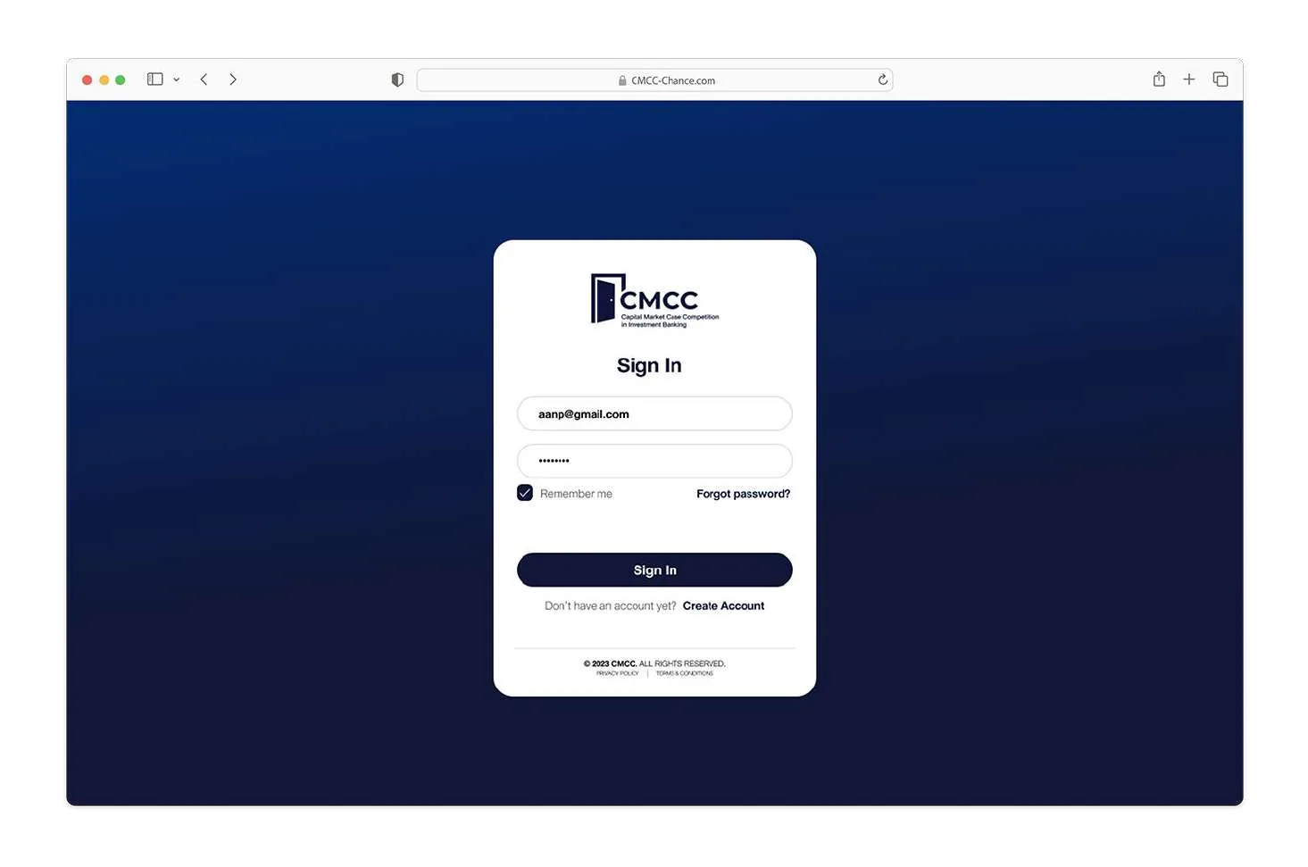 Desktop registration